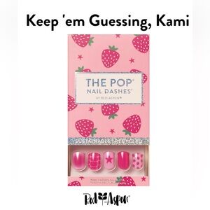 Red aspen Keep Em Guessing Kami Press On Nails The Pop Nail Dash  Sustainable b1